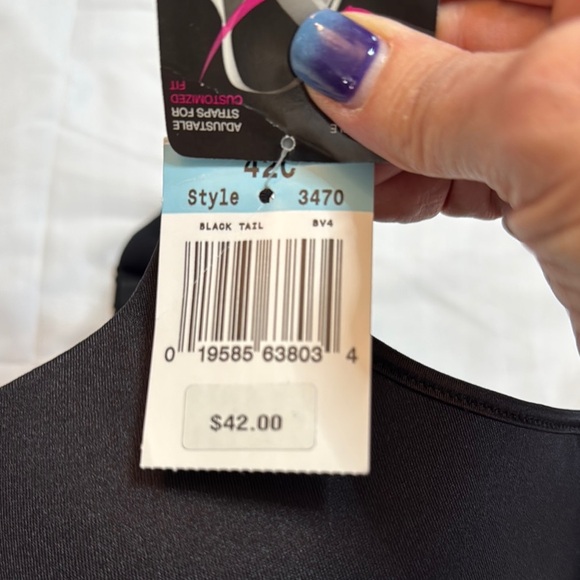 Bali Women's Black Underwire Bra NWT - Picture 3 of 6